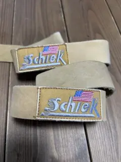 Schiek リフティングストラップ ベージュ
