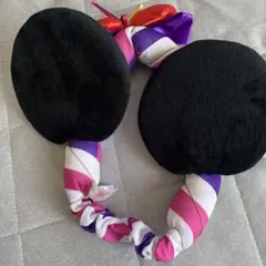 カラフルストライプの カチューシャ　ディズニーランド　Disney レア