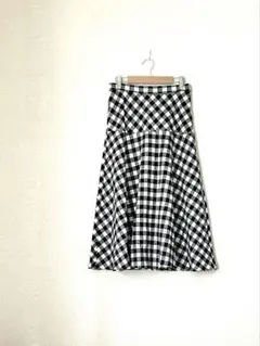 84. EPOCA THE SHOP フレアスカート 膝丈 チェック柄