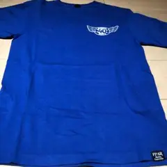 美品 FPAR 40% AGAINST RIGHTS Tシャツ 青