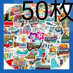 匿名配送❗️HAWAIIハワイアン海外アロハ夏GALサーフィン生活防水ステッカー