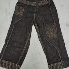 値下げツモリチサトデニム ストレートパンツ