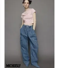 ミチスライ　MICHIXSLY カーゴパンツ SLY | 【完全受注生産】MICHI x SLY ADJUST WAIST CARGO-B