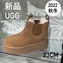 新品 2022 秋冬 UGG ブーツ 厚底 プラットフォームチェルシー 谷まりあ