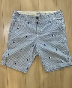 Abercrombie & Fitch ストライプショートパンツ 30