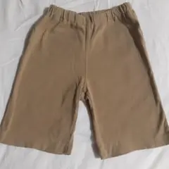 無印良品　ベージュ ハーフパンツ ゴムウエスト130cm