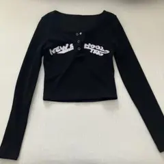 レディース ロングTシャツ スリムフィット ピチT 韓国風
