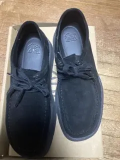 ZARAコラボClarks 黒 スエード