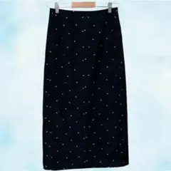 コンバーストウキョウ　タイトスカート　ブラック　レディース　スリット