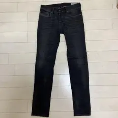 ディーゼル　ブラックデニム　W28