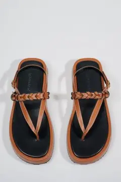 ⭐︎お値下げ中⭐︎JW Anderson 厚底 サンダル ブラック 37 J．W．ANDERSON(ジョナサンウィリアムアンダーソン) チェーン