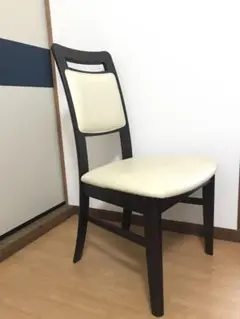 カリモク ディレトーレ ダイニングチェア 合成皮革 ベージュ系