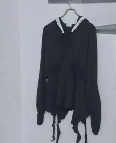 【最終値下げ】lovilyn UVカットパーカー　黒　ブラック