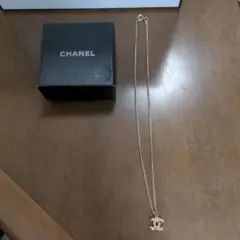 シャネル CHANEL ココマーク マルチカラーネックレス 美品