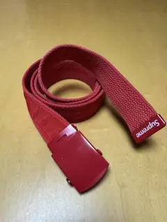 Supreme 2010S Web Belt Red ガチャベルト