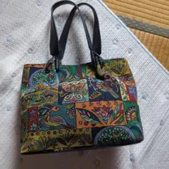 花柄デザイン ハンドバッグ 中型