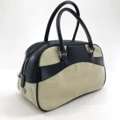 PRADA プラダ 三角ロゴ ロゴプレート 白タグ ボーリングバッグ