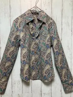 113.マカフィーペイズリーシャツ USED