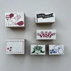 963hanko さん スタンプ６点セット