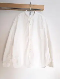 美品！マーガレットハウエル バンドカラーシャツ S