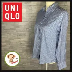 UNIQLO ユニクロ 長袖シャツ チェック柄 Lサイズ ゆったり目