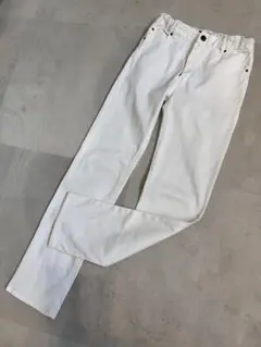 150㎝　白　ストレッチ　スキニーパンツ