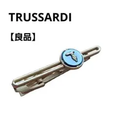 【良品】TRUSSARDI ネクタイピン 丸型エンブレム ゴールド フォーマル
