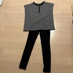 レディーストップス&レギンスパンツセット