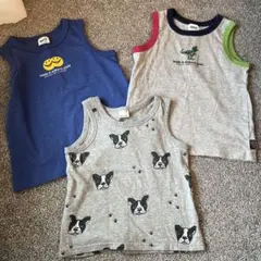 キッズタンクトップ3枚　100