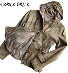 【レア】GIORGIO BRATO ジョルジオブラット レザー ジャケット 44
