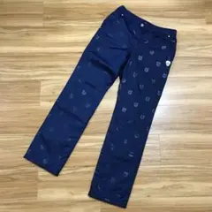 【美品】【Sサイズ】キャロウェイ 中綿 パンツ 総柄 ゴルフウェア レディース
