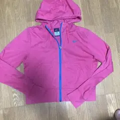 Nike Dri-FIT ピンク パーカー Lサイズ