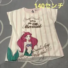 アリエル　 Tシャツ　 シフォン生地　 ラインストーン付き 140センチ