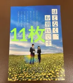 映画　ほどなく、お別れです フライヤー　11枚　目黒蓮 浜辺美波 movie _