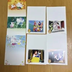 未使用　白雪姫とキティーちゃん葉書