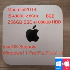 5⭕️ Macmini2014 2.8GHz,8G,256GSSD+1THDD
