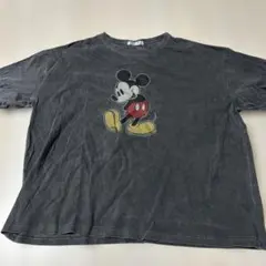 しまむら　ミッキーフロントTシャツ M