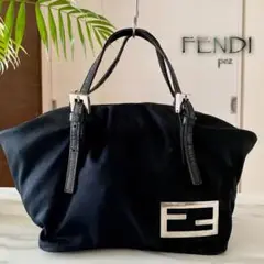 超美品 正規品 FENDI フェンディ レザーハンドバッグ