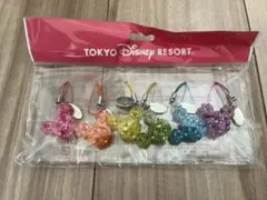 東京ディズニーリゾート ミッキー型ストラップ 6個セット