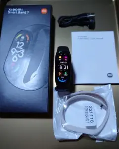 Xiaomi Smart Band 7 本体+未開封ホワイトバンド付き