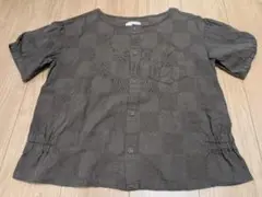 CUBESUGAR チャコールグレー半袖シャツ M