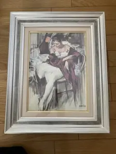 小磯良平　バレリーナ　陶板画 小磯良平 「バレリーナ」 陶板画 | 八事商事 | 絵画レンタル