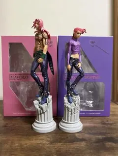希少 千値練 ジョジョの奇妙な冒険 フィギュアペン ディアボロ ドッピオ セット TVアニメ「ジョジョの奇妙な冒険 黄金の風」ディアボロ