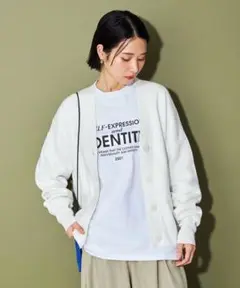 <CITEN>エッセンシャルVネックニットカーディガン