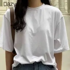 Dazy ホワイト Tシャツ Lサイズ