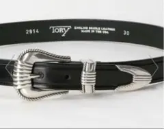 美品 TORY LEATHER created belt 2914 ウエスタン