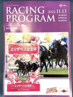 エリザベス女王杯 レーシングプログラム 限定ノベルティ JRA