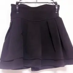 【ミシェルマカロン】美脚スカート（インナーパンツ付き） XS ブラック