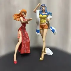 ワンピース フィギュアセット　ナミ　ビビ　開封フィギュア