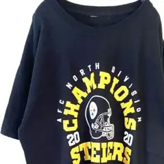 チャンピオンズ AFC ノース ディビジョン Tシャツ ブラック 黒 古着
